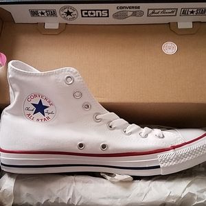 White Hightop Chuck Taylors